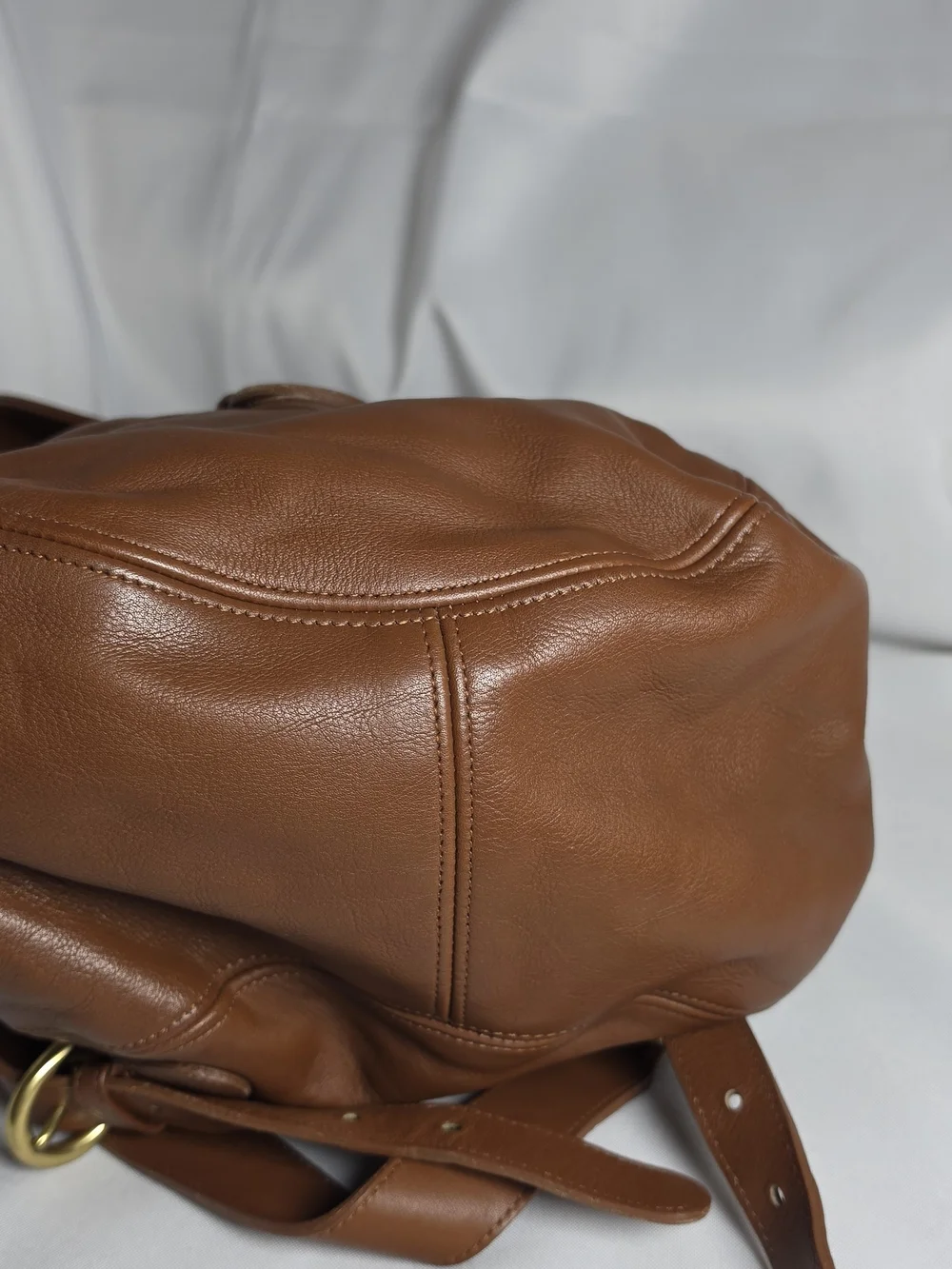 Vintage Coach 4134 Soho Back Sac Brown Leather Backpack Hang Tag